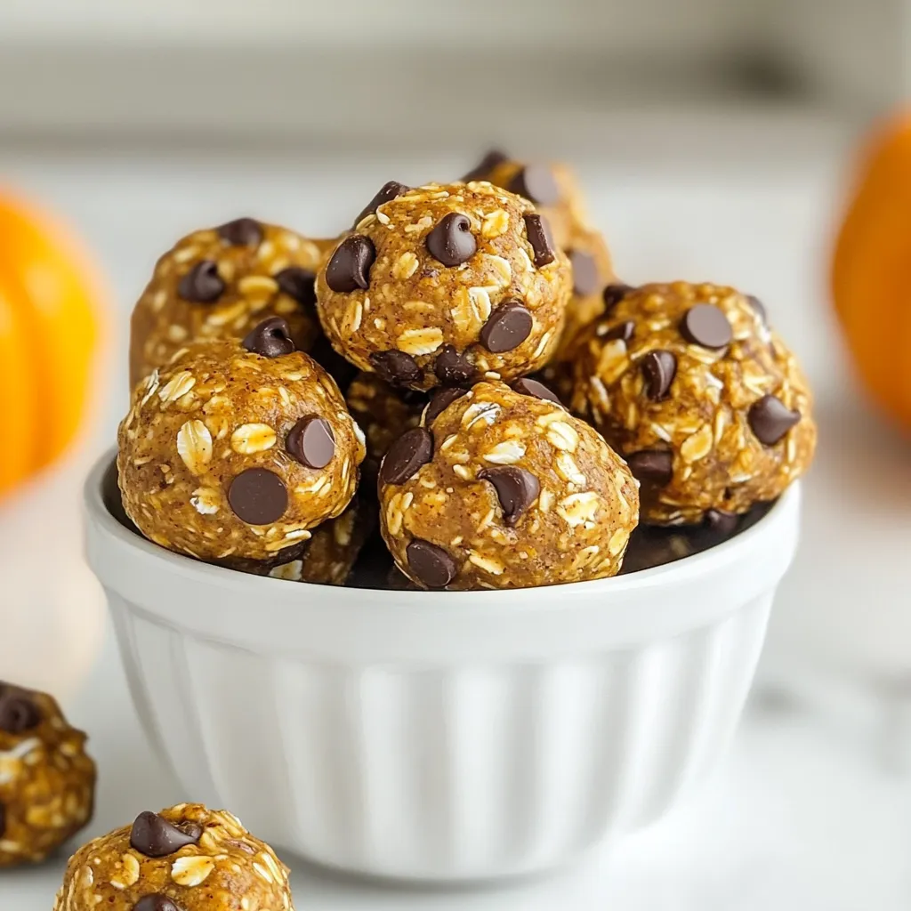 Pumpkin Spice Energy Bites Tasty and Healthy Snack