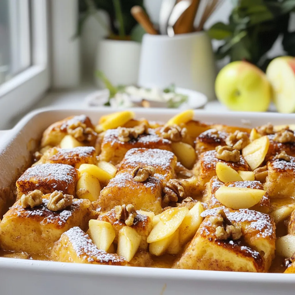 Apple Cinnamon French Toast Casserole Easy Recipe