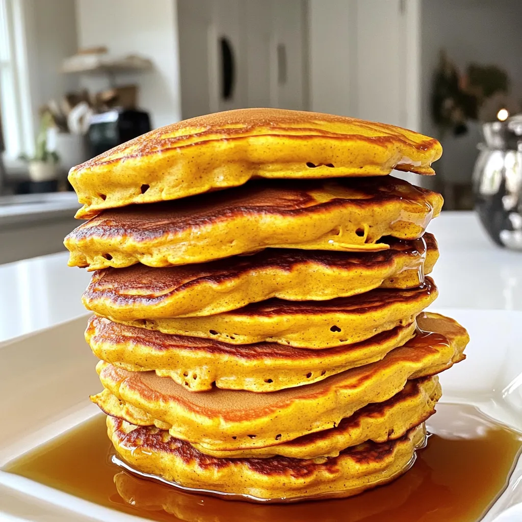 Pumpkin Spice Protein Pancakes Easy Healthy Breakfast