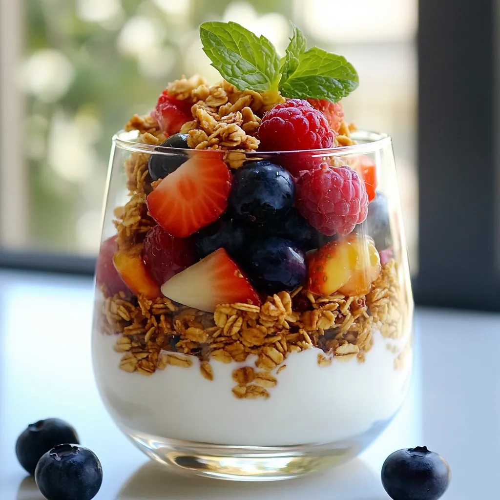 Mixed Berry Yogurt Parfait Easy and Healthy Recipe