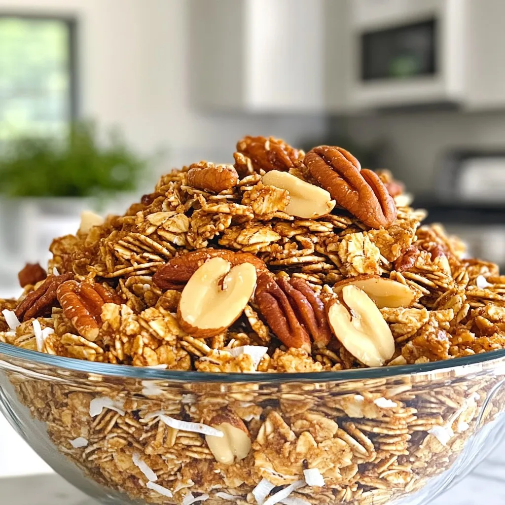 Maple Pecan Granola Crunchy and Flavorful Delight