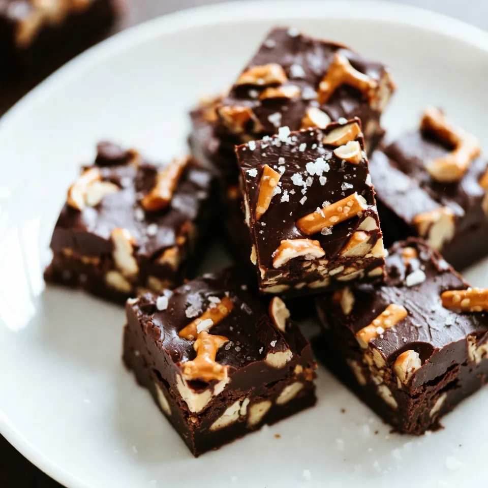 Chocolate Covered Pretzel Fudge Irresistible Treat