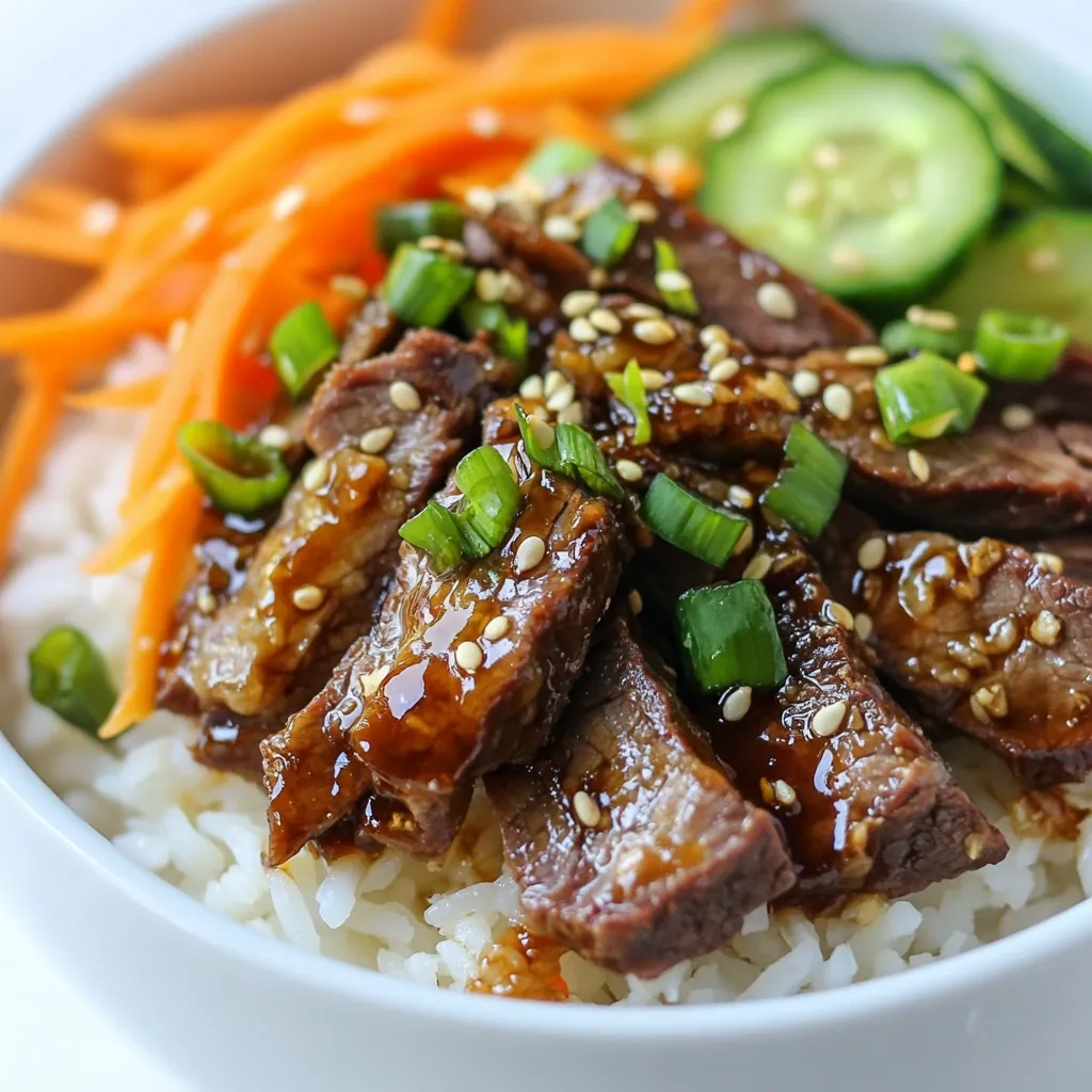 Korean BBQ Beef Bowls Flavorful and Easy Dinner Recipe