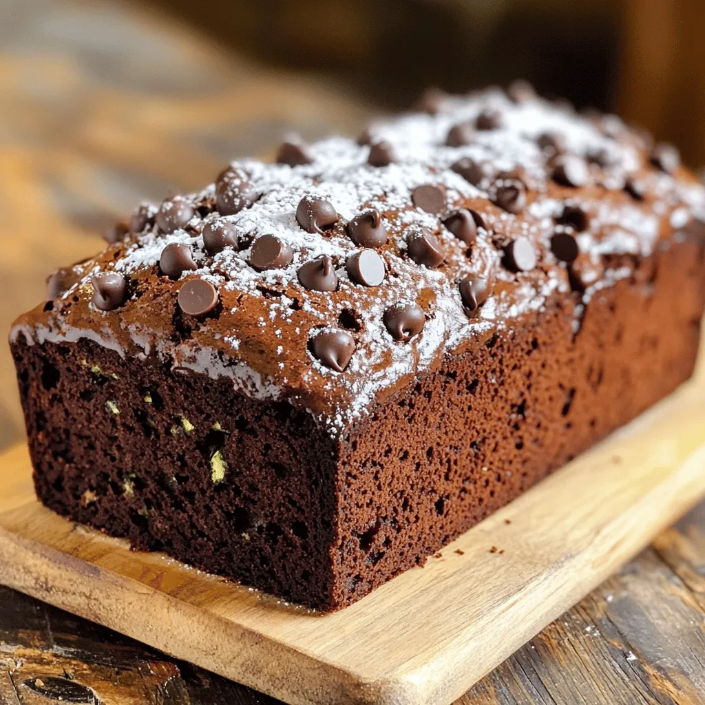 Delectable Double Chocolate Zucchini Bread Recipe