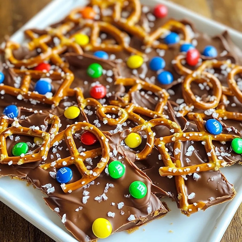 Chocolate Peanut Butter Pretzel Bark Simple Recipe