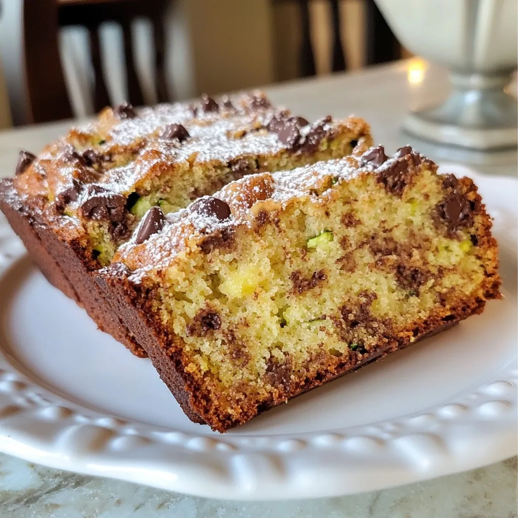 Chocolate Chip Zucchini Bread Soft and Tasty Delight