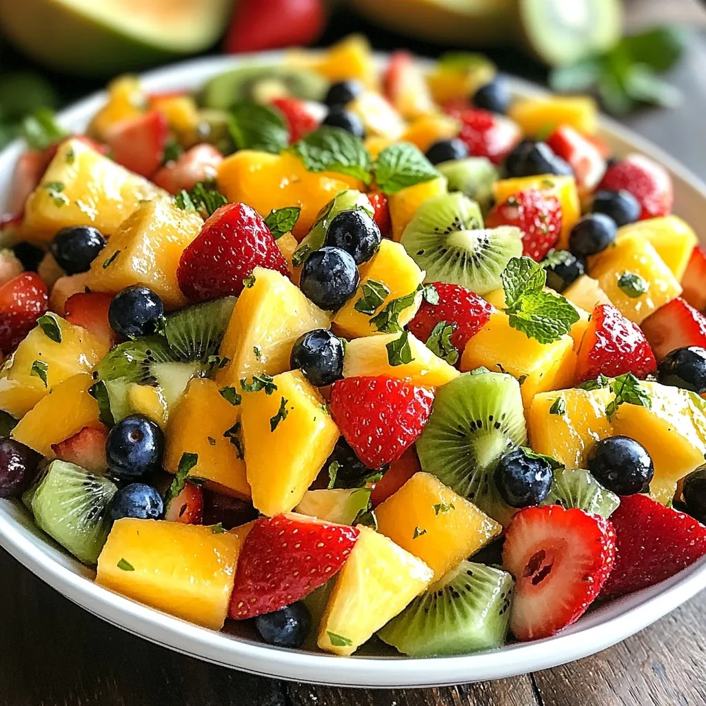 Honey Lime Fruit Salad Refreshing and Easy Recipe