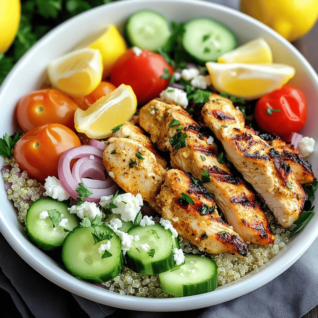 Greek Chicken Gyro Bowls Flavorful and Fresh Delight
