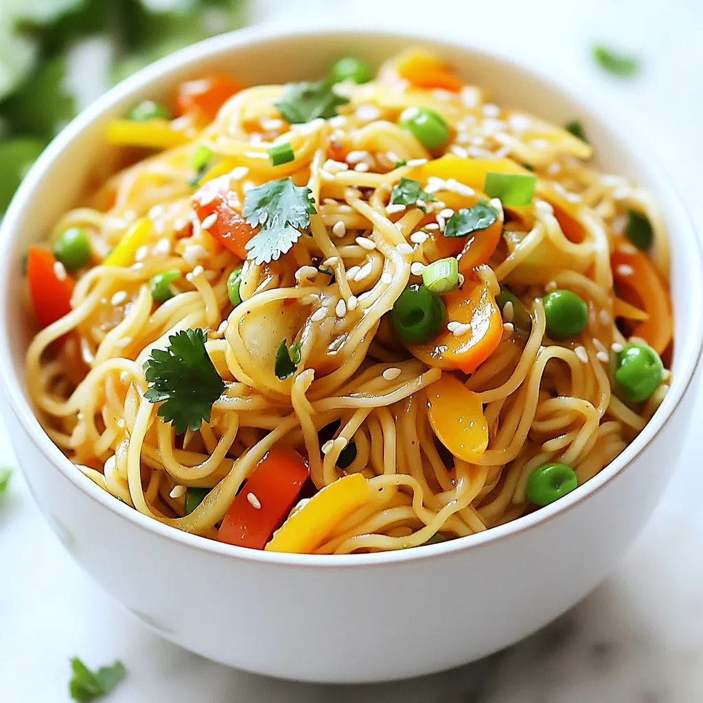 Sweet Chili Garlic Noodles Flavorful and Easy Dish