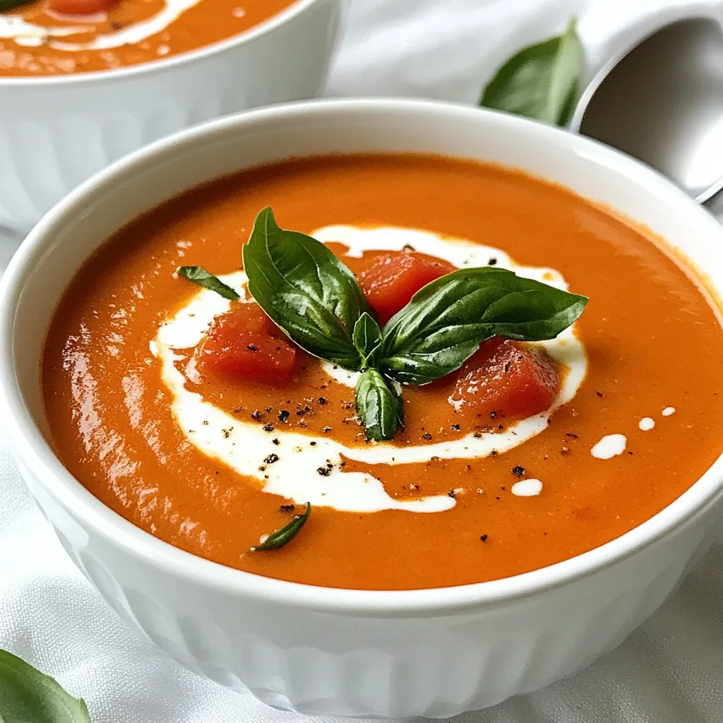 Instant Pot Creamy Tomato Soup Quick and Easy Recipe