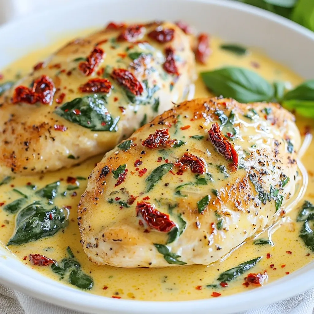 Creamy Sun-Dried Tomato Chicken Flavorful Dinner Idea