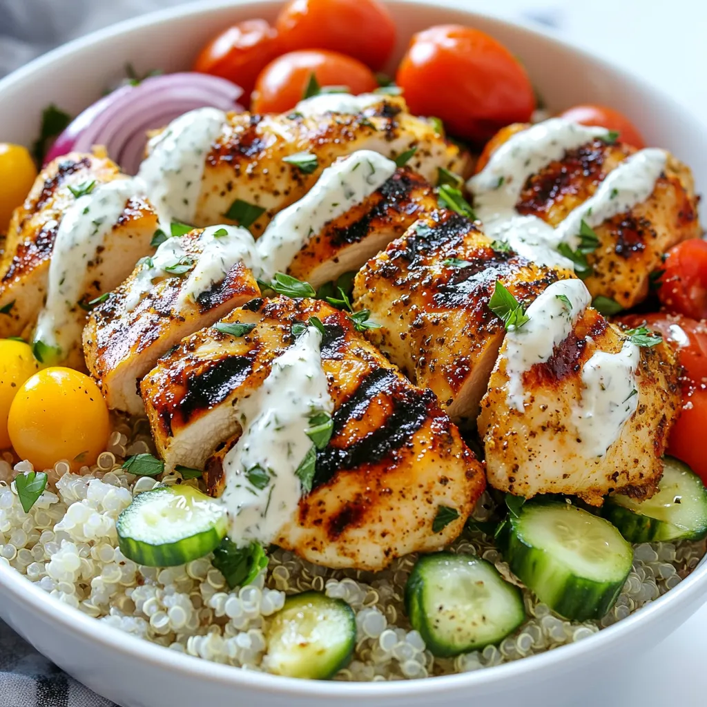 Greek Chicken Souvlaki Bowls Flavorful and Nourishing Meal