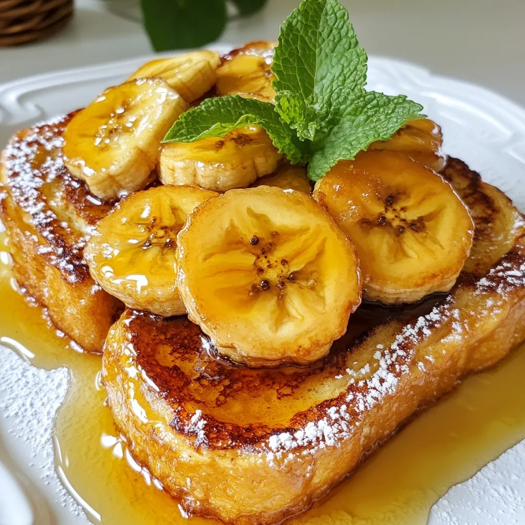Caramelized Banana French Toast Perfectly Delicious Treat