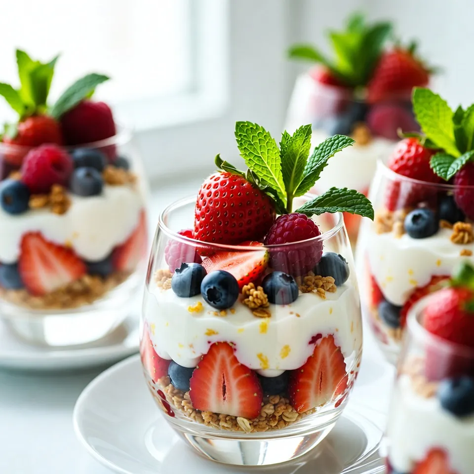 Lemon Berry Yogurt Parfaits Fresh and Simple Recipe
