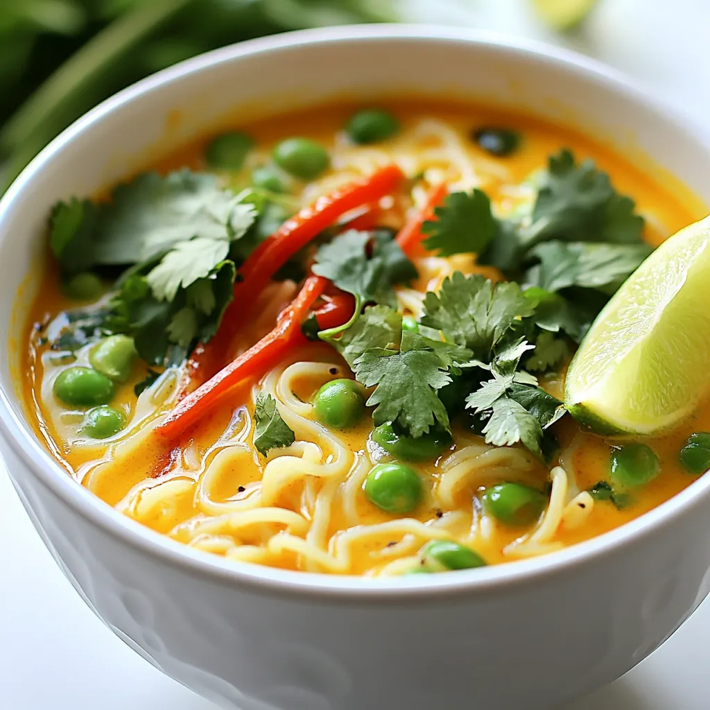 Coconut Curry Noodle Soup Simple and Flavorful Dish