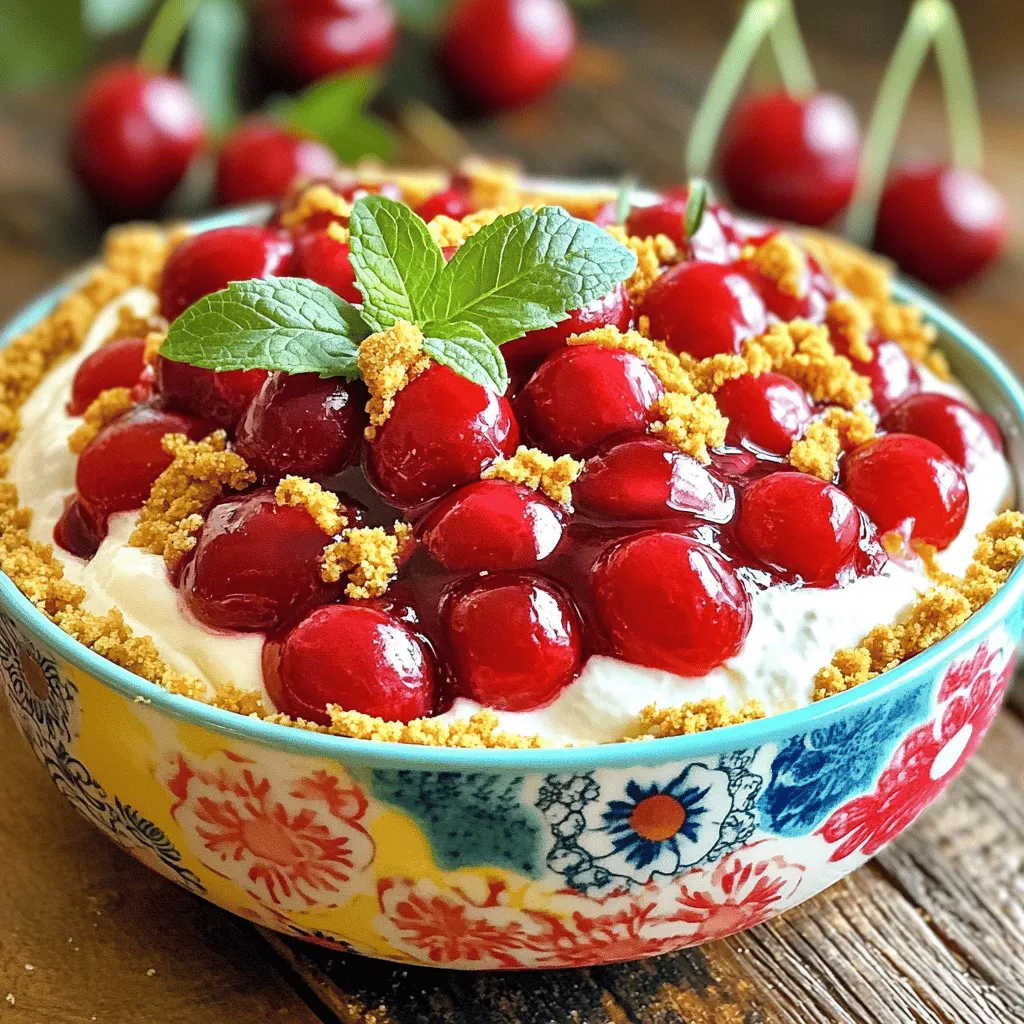 Cherry Pie Cheesecake Dip Delightful and Easy Treat