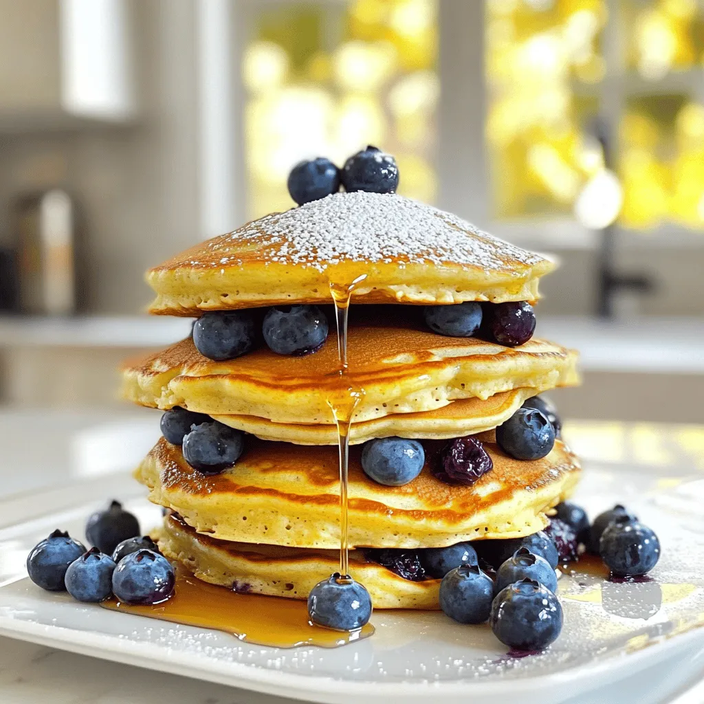 Cottage Cheese Blueberry Pancakes Flavorful and Easy