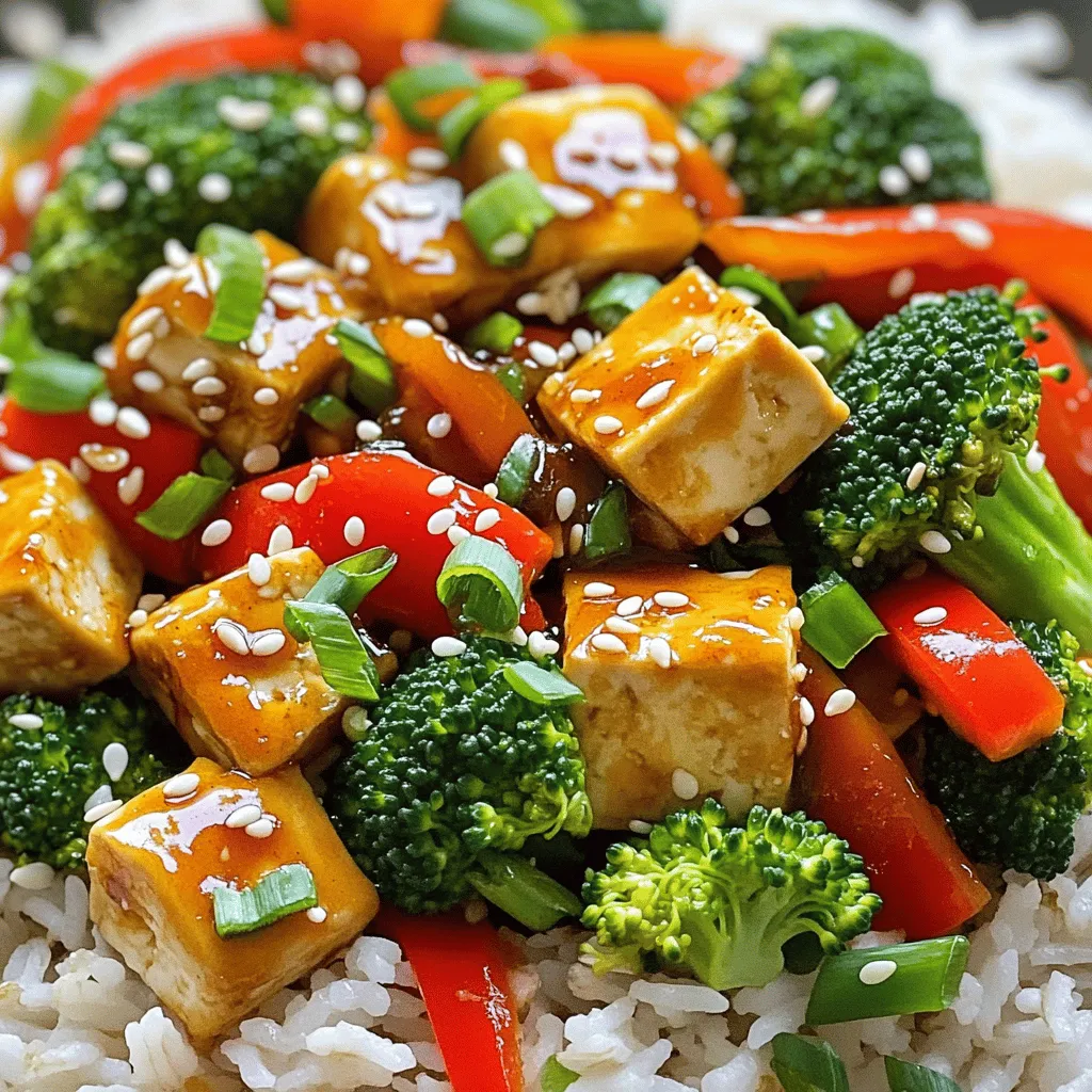 Sweet Chili Tofu Stir Fry Flavorful Easy Dinner