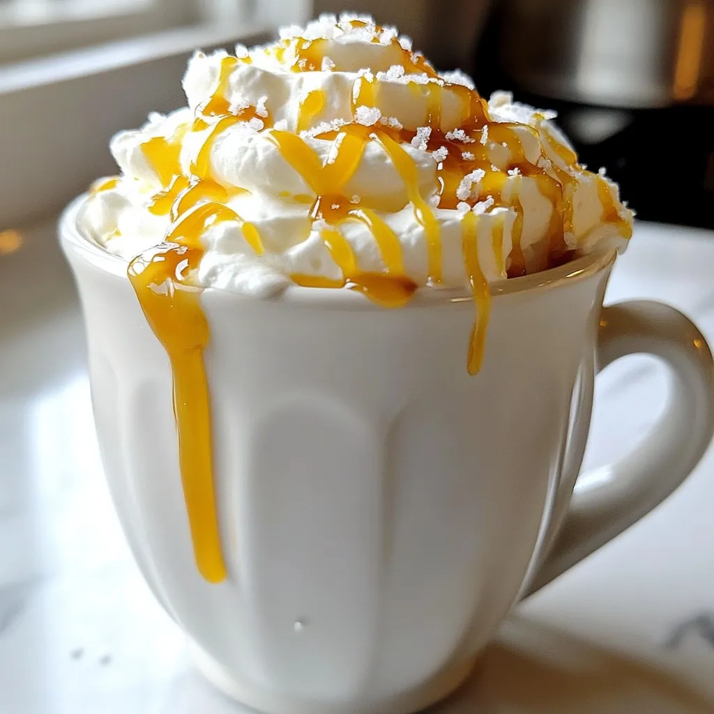 Salted Caramel Hot Chocolate Rich and Delightful Treat