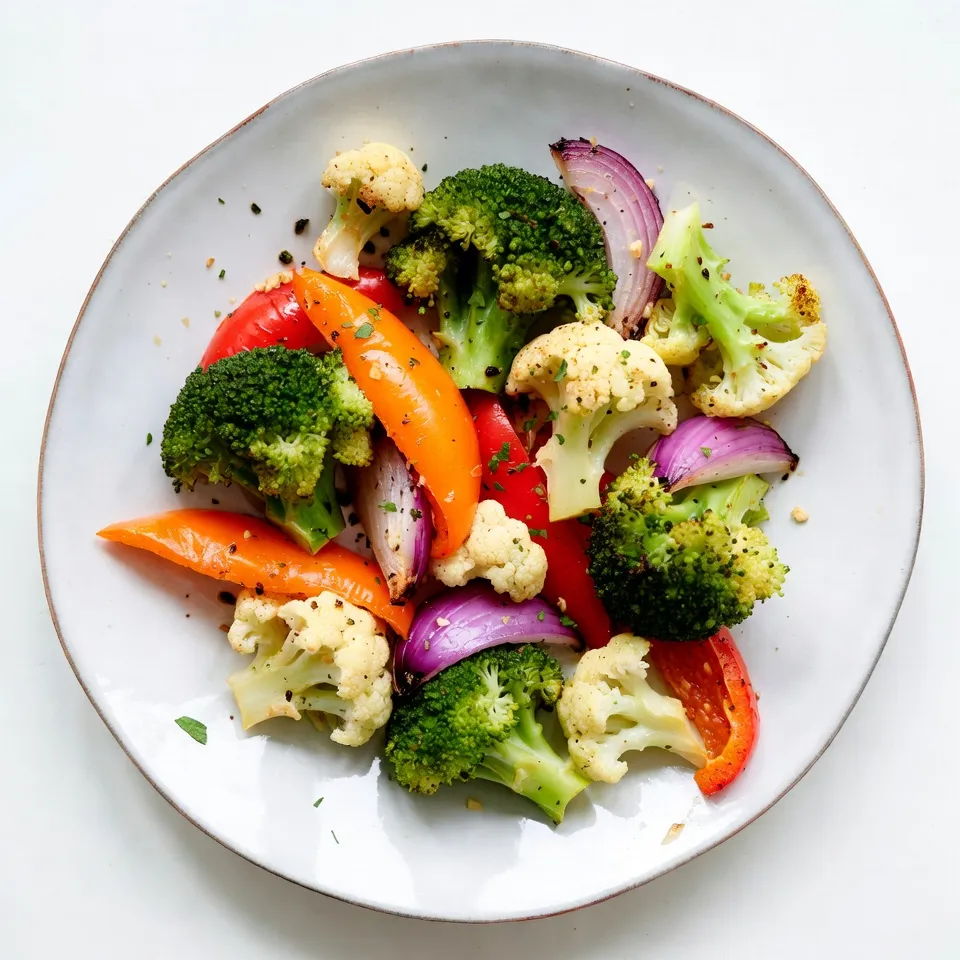 Garlic Herb Roasted Vegetables Tasty and Simple Dish