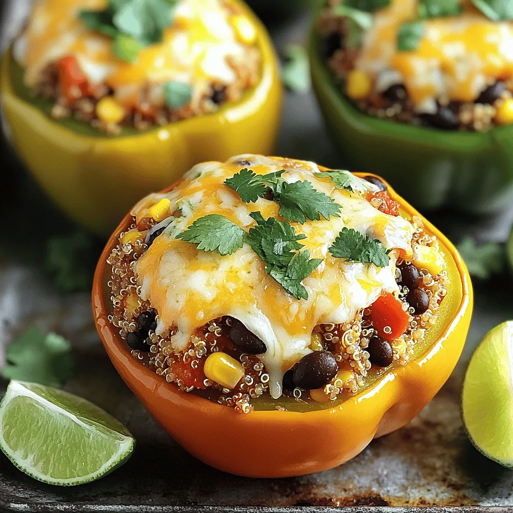 Fiesta Stuffed Bell Peppers Easy and Tasty Recipe
