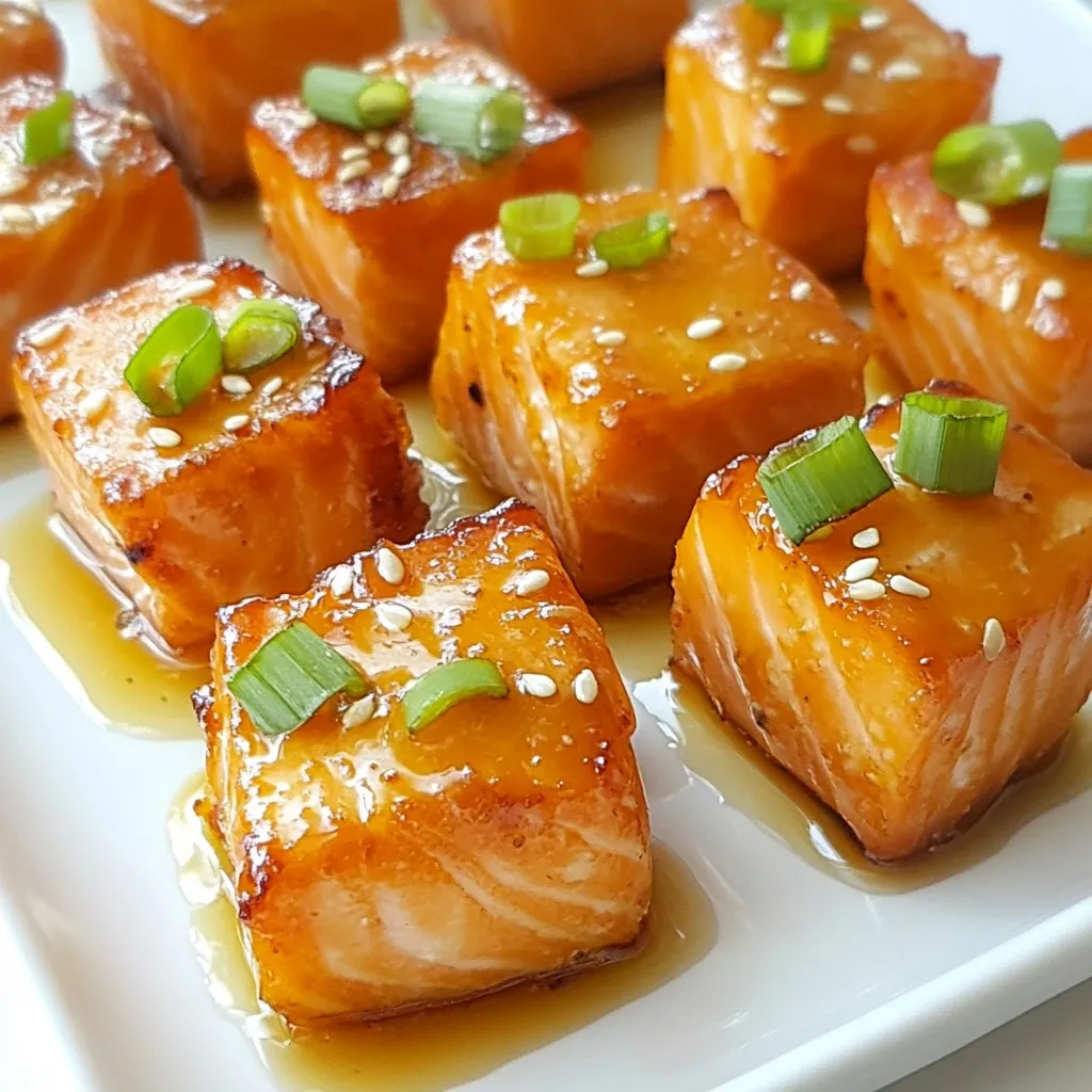 Maple Glazed Salmon Bites Tasty and Easy Recipe