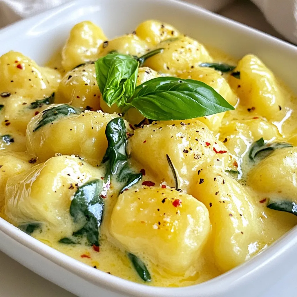 Creamy Garlic Gnocchi Flavorful and Easy Recipe