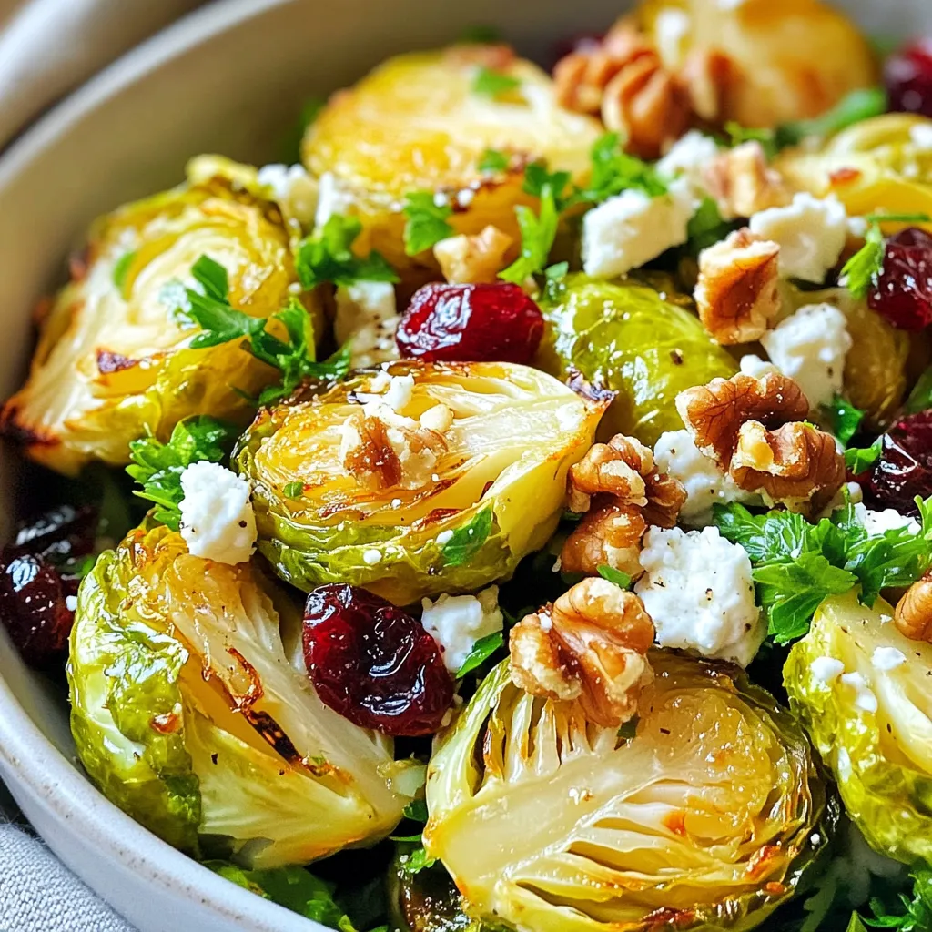 Honey Mustard Brussel Sprouts Salad Fresh and Easy