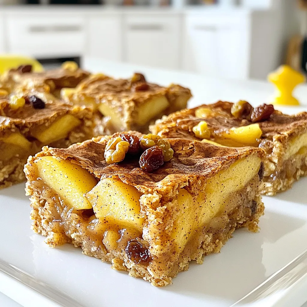 Apple Cinnamon Oatmeal Bars Tasty and Simple Recipe
