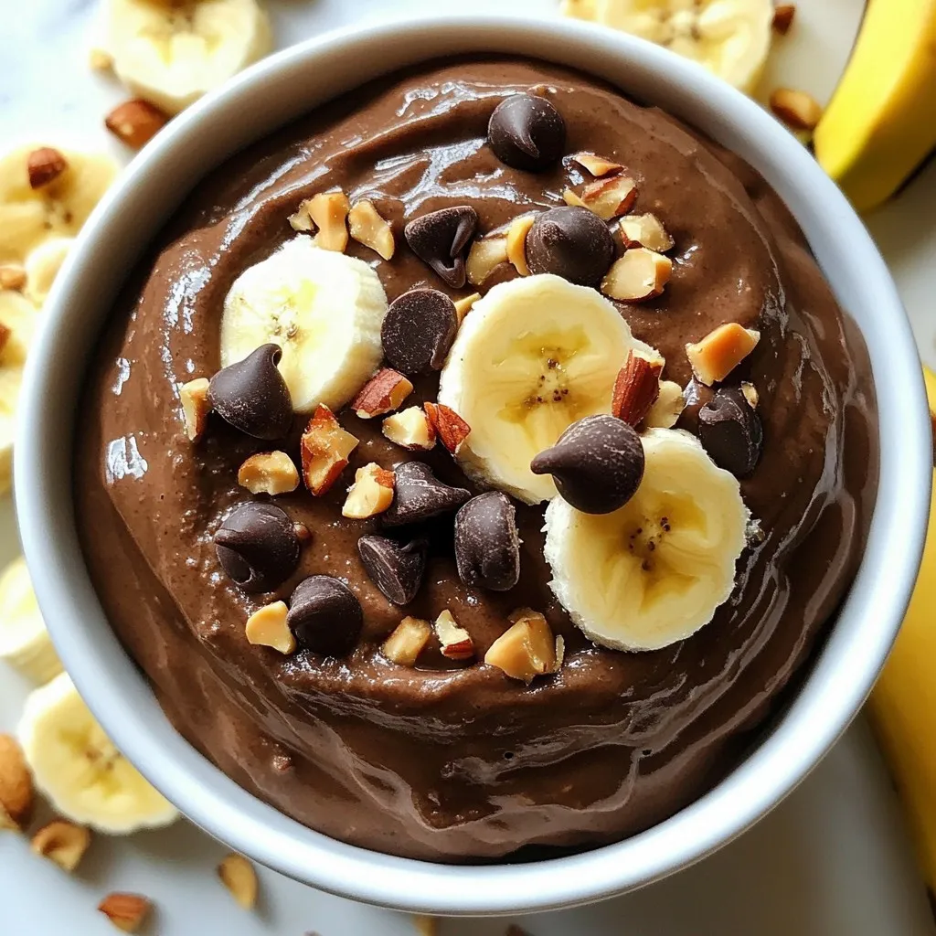 Vegan Chocolate Peanut Butter Nice Cream Delight