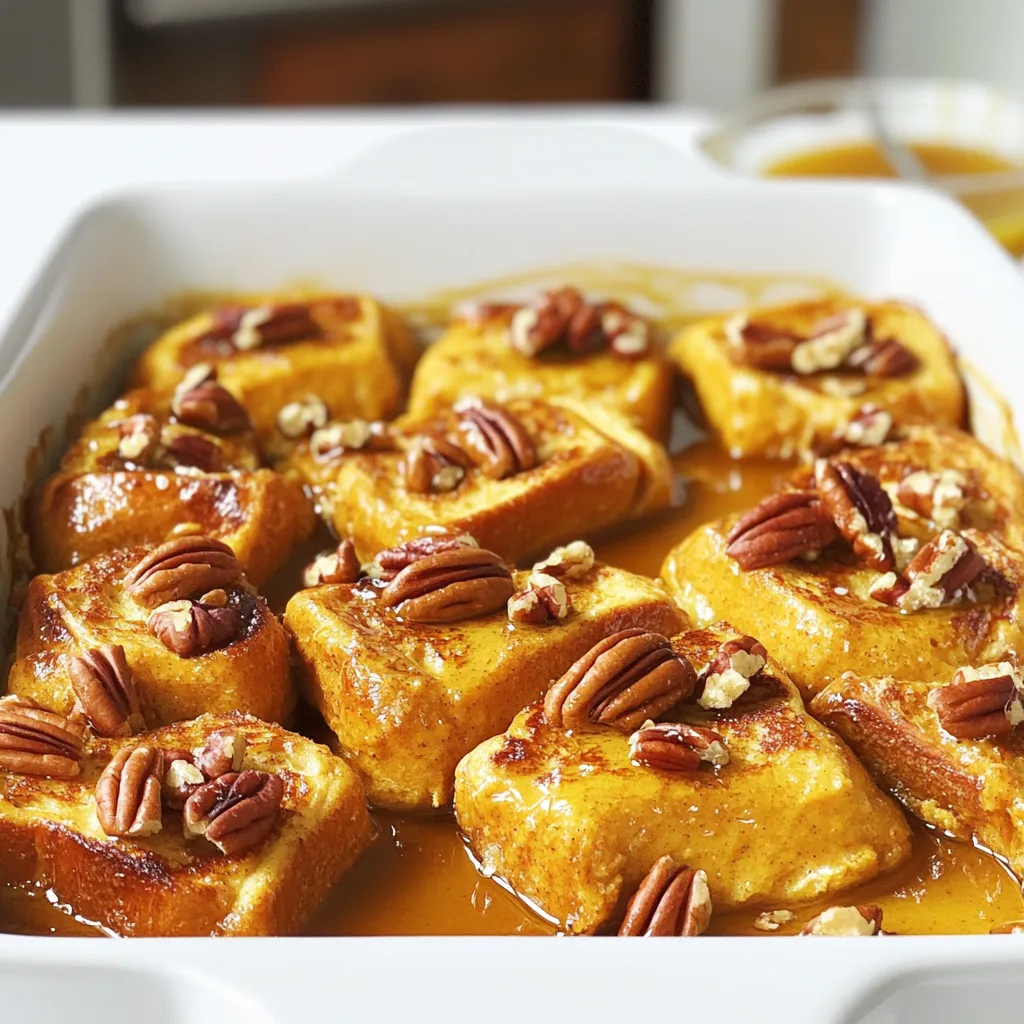 Pumpkin Spice French Toast Casserole Flavorful Delight
