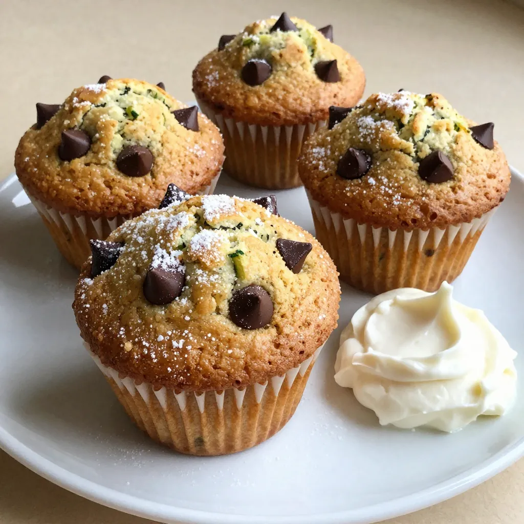 Chocolate Chip Zucchini Muffins Delicious and Easy Recipe