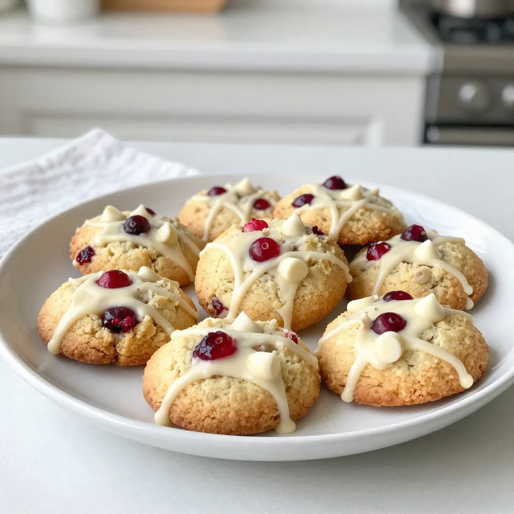 Cranberry White Chocolate Shortbread Delightful Treat