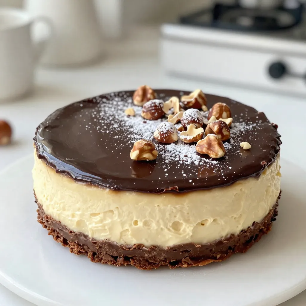 Chocolate Hazelnut Cheesecake Decadent Dessert Delight