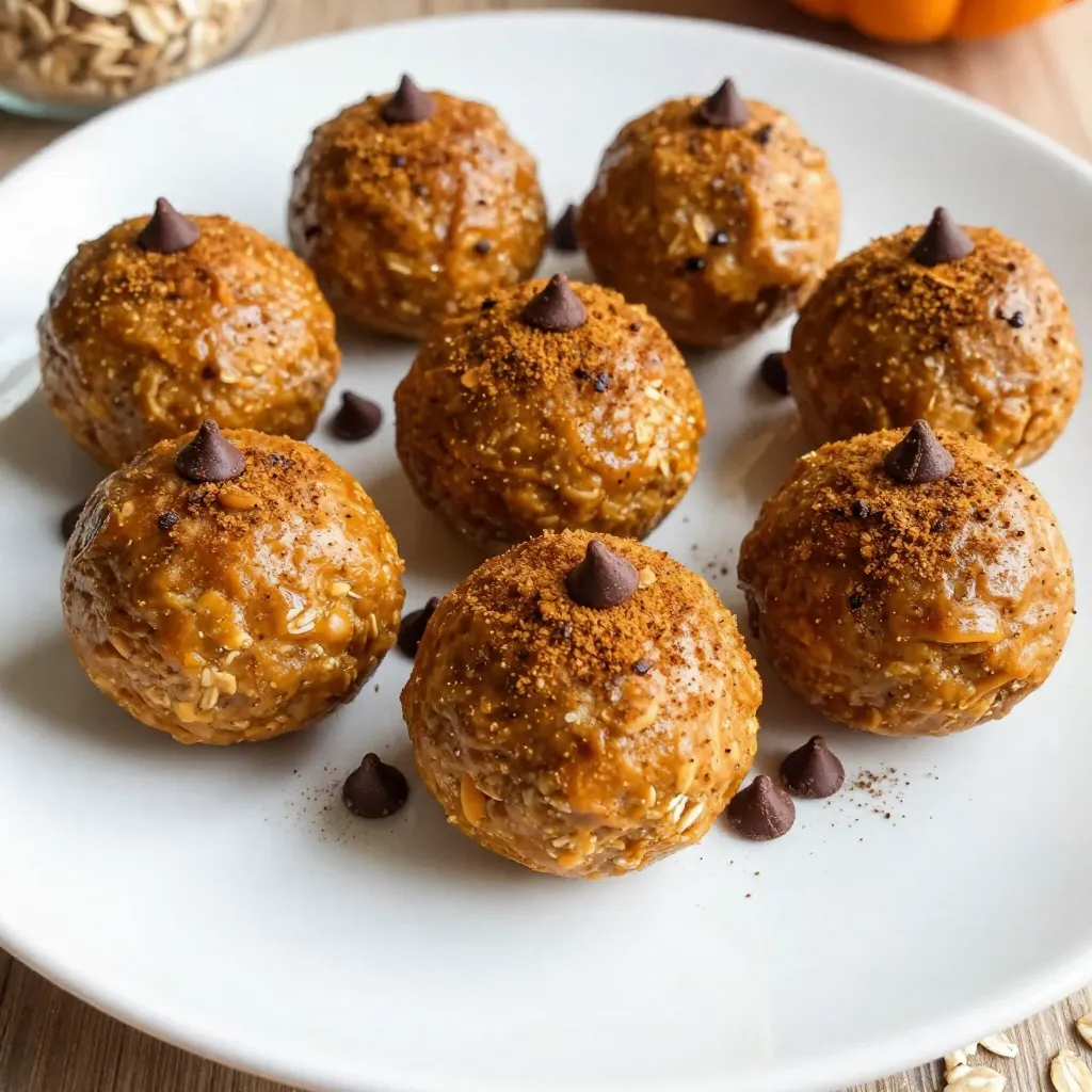 Pumpkin Spice Energy Balls Flavorful Healthy Snack