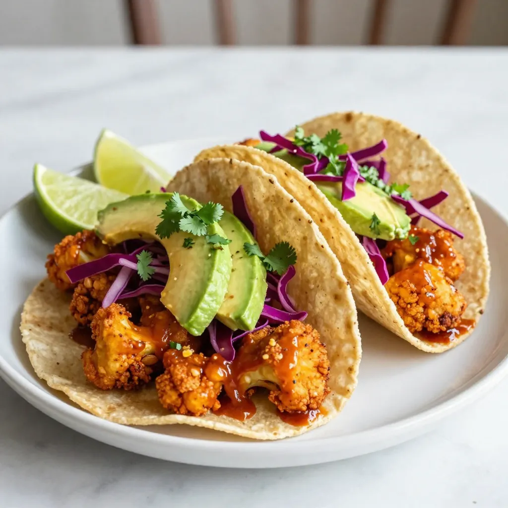 Spicy Buffalo Cauliflower Tacos Bold and Flavorful Meal