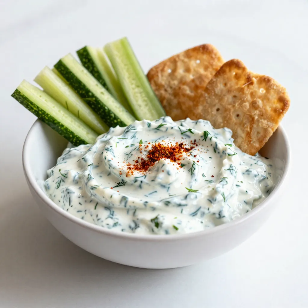 Creamy Greek Yogurt Ranch Dip Flavorful Appetizer Recipe