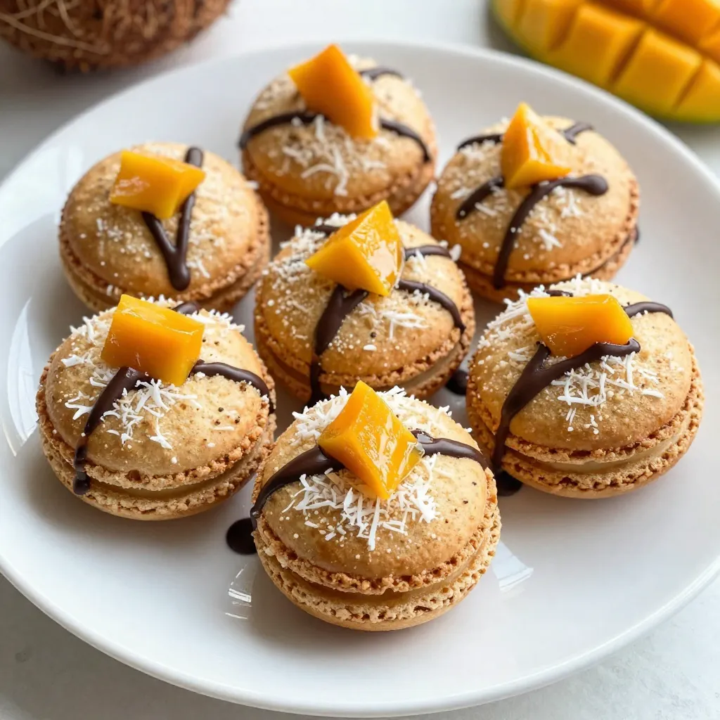 Tropical Coconut Macaroons Delicious Sweet Treat