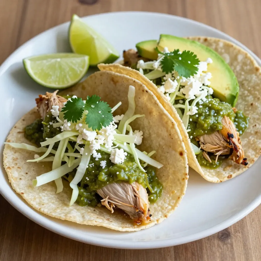 Salsa Verde Chicken Tacos Fresh and Flavorful Meal