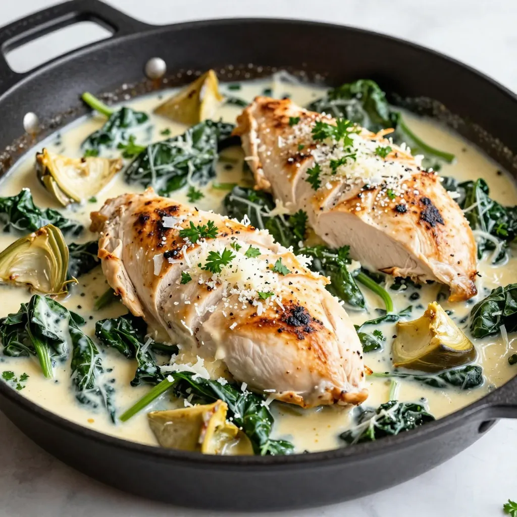 Spinach Artichoke Chicken Skillet Flavorful Weeknight Meal