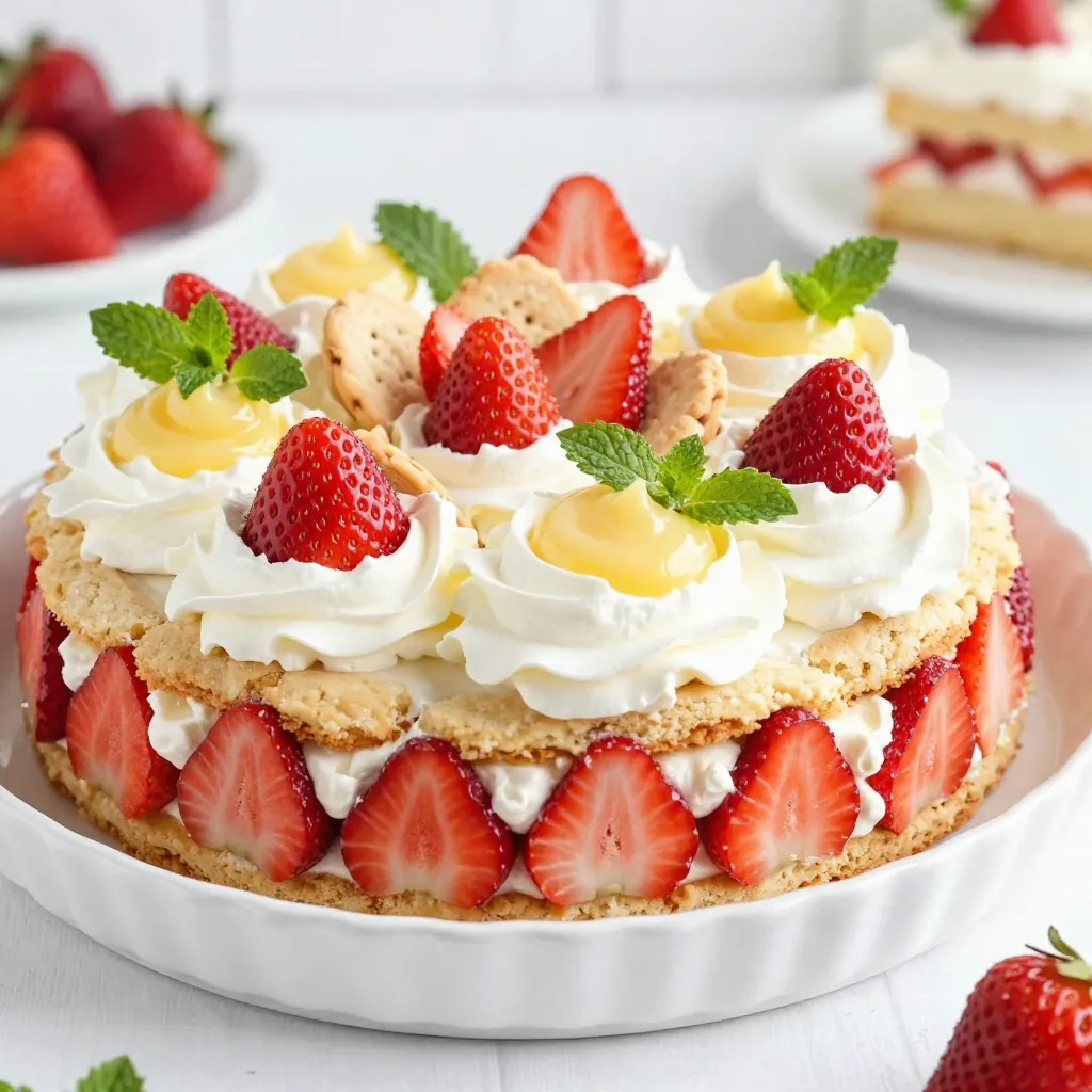 Strawberry Shortcake Icebox Cake Easy and Tasty Treat