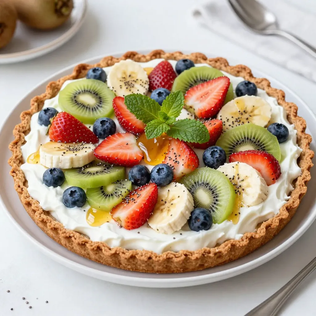 Greek Yogurt Fruit Pizza Tasty and Nutritious Treat