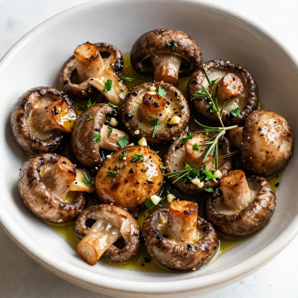 Garlic Herb Roasted Mushrooms Flavorful and Easy Recipe