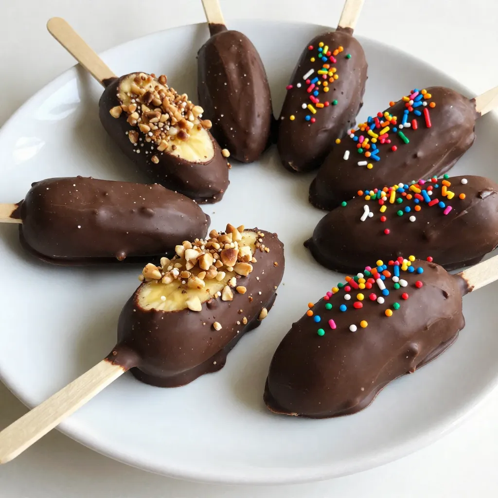 Chocolate Covered Banana Pops Easy and Delicious Treat