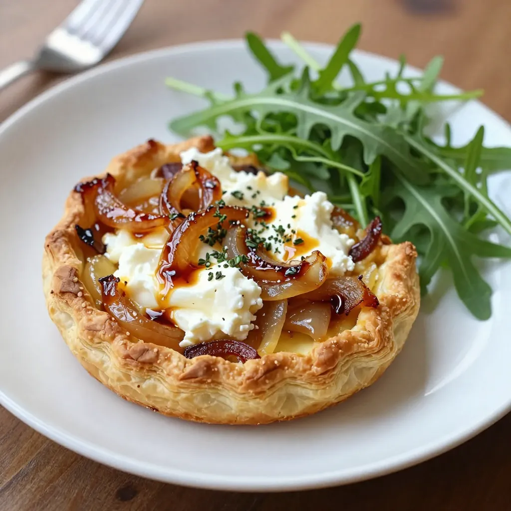 Caramelized Onion Goat Cheese Tart Delicious and Easy