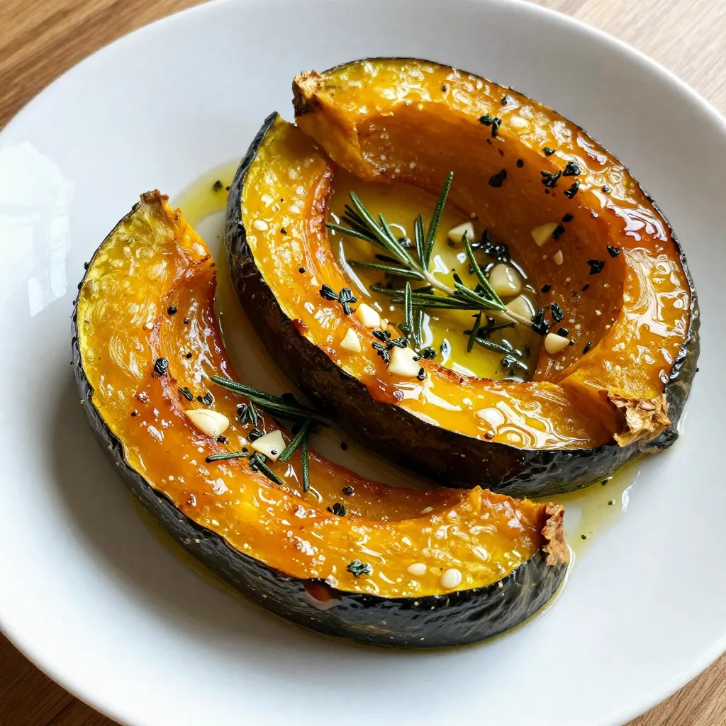 Garlic Herb Roasted Acorn Squash Flavorful Delight