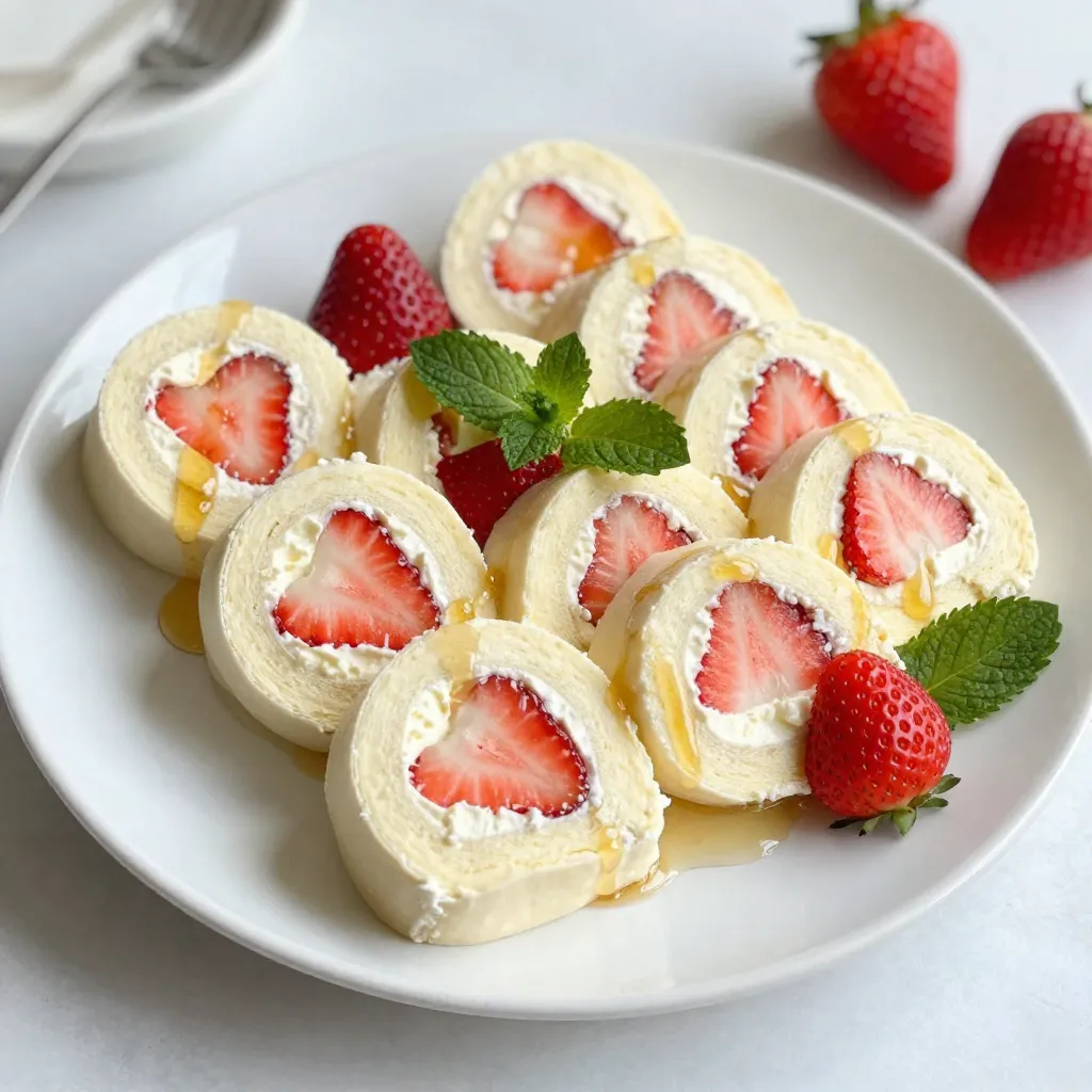 Strawberry Cream Cheese Roll Ups Easy and Tasty Snack