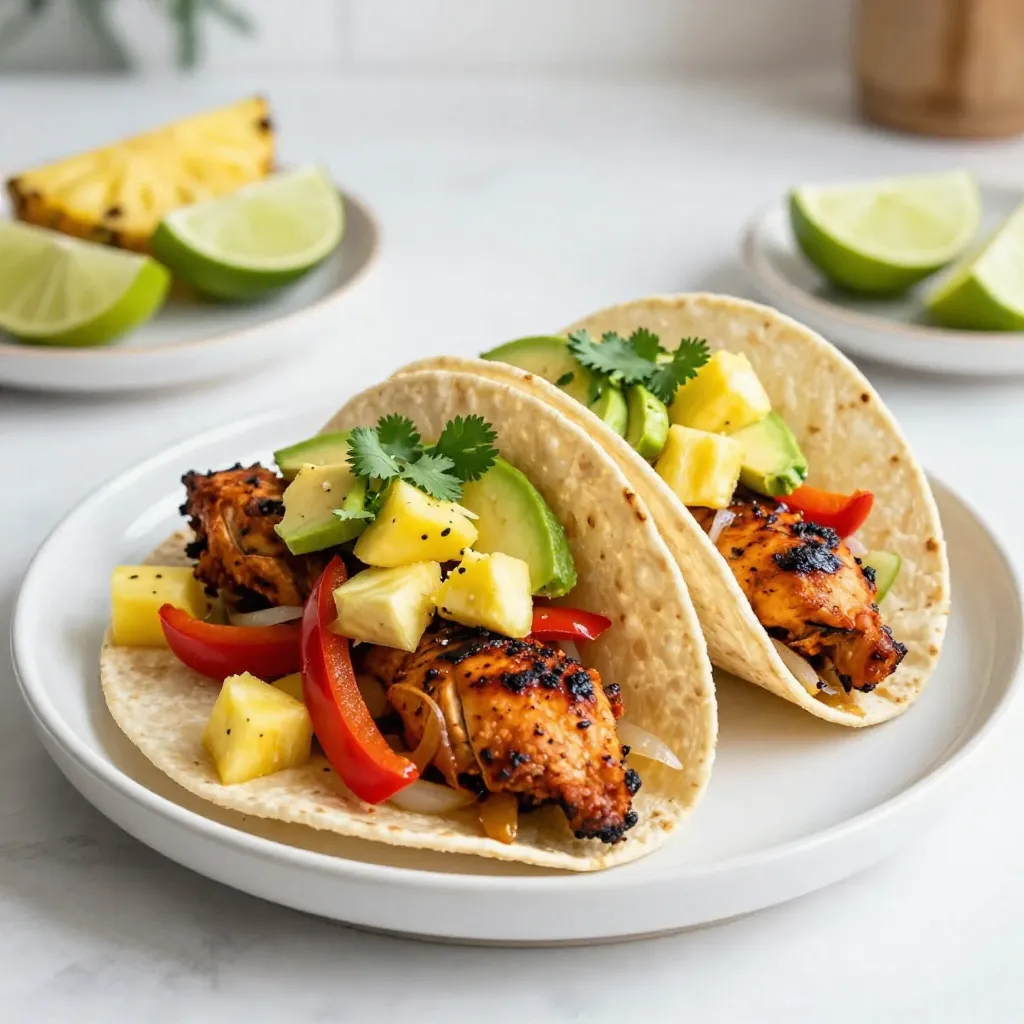 Jamaican Jerk Chicken Tacos Flavorful and Fresh Delight
