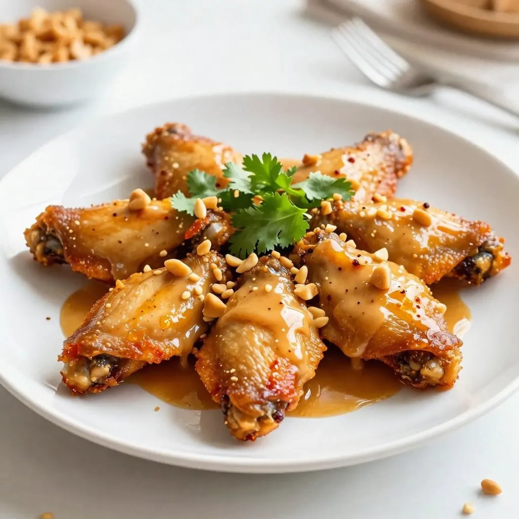 Spicy Thai Peanut Wings Bold and Flavorful Recipe