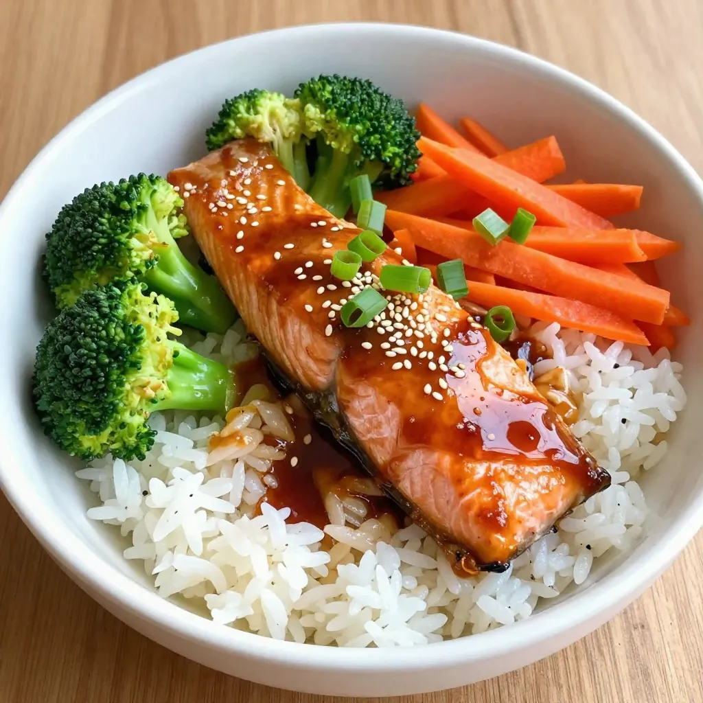 Teriyaki Salmon Rice Bowls Flavorful and Easy Meal